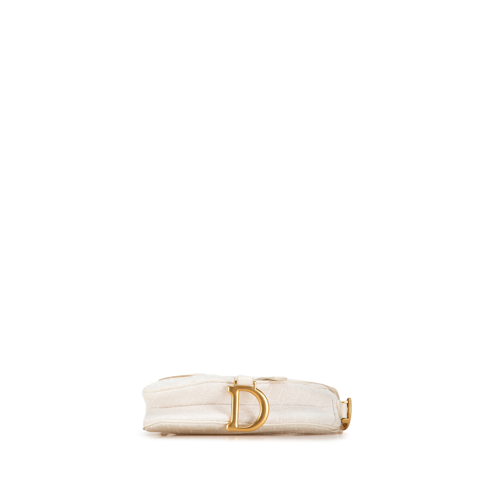 Pre-Loved Dior Mini Oblique Canvas Saddle Bag - Picture 4 of 8